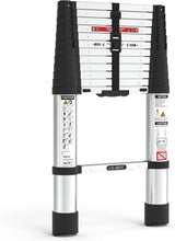 Load image into Gallery viewer, Portable Telescoping Ladder 12.5ft - Lightweight Design for Outdoor and Home Use
