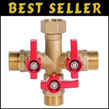 Load image into Gallery viewer, Versatile Heavy-Duty 3-Way Hose Splitter - Perfect for Garden Irrigation Needs