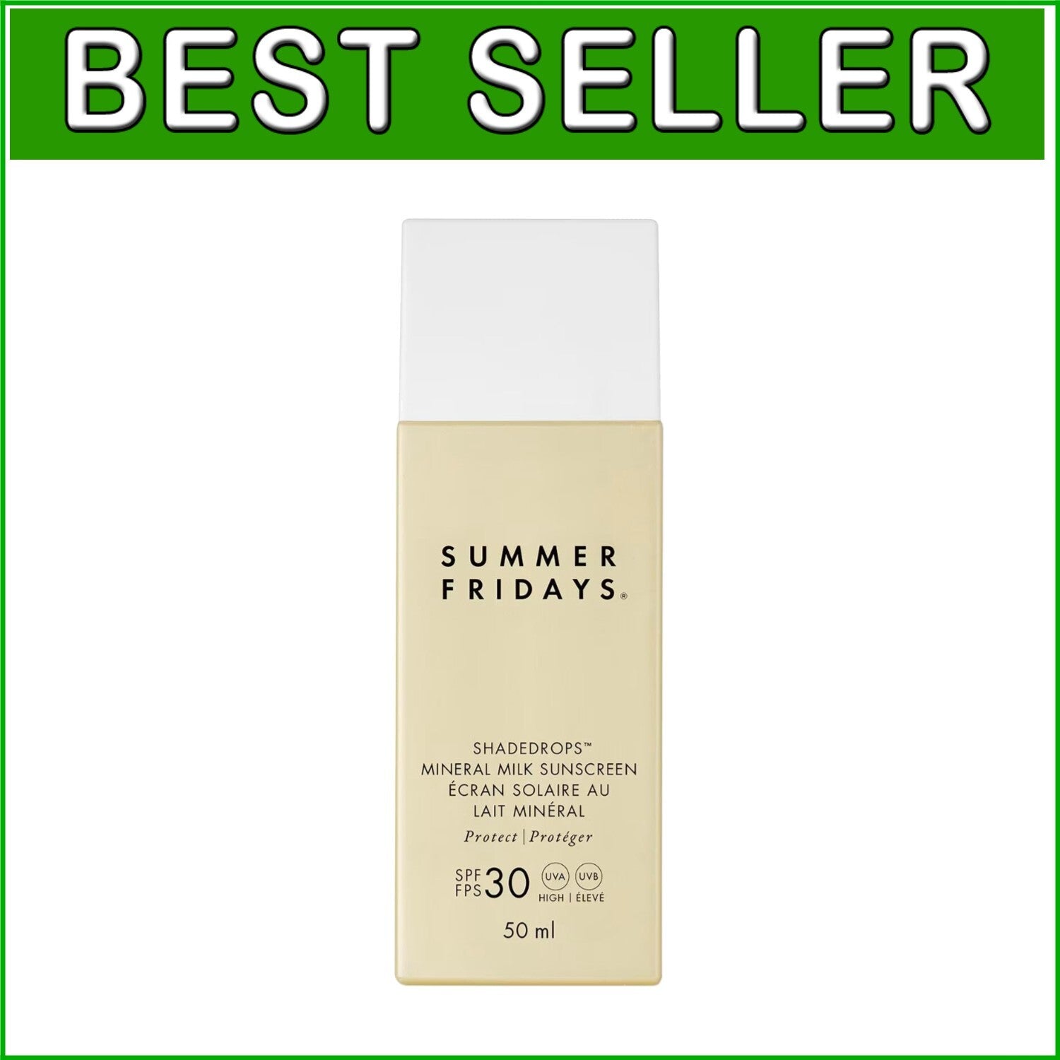 Broad Spectrum SPF 30 Mineral Milk Sunscreen with Zinc Oxide - Chamomile Scent