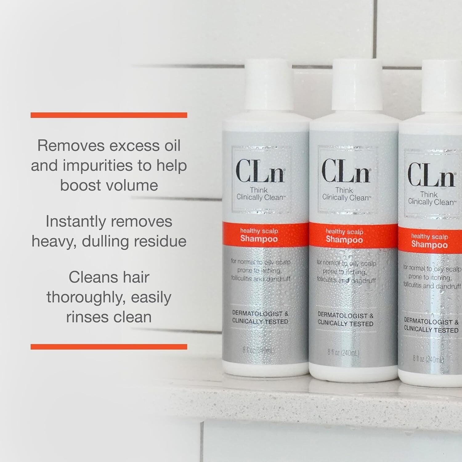 Clarifying Shampoo with Salicylic Acid - Fragrance-Free for Oily Scalp Relief