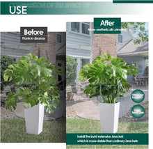 Load image into Gallery viewer, Premium 12 Pack of Sturdy 24” Green Plant Support Stakes with Half-Round Design