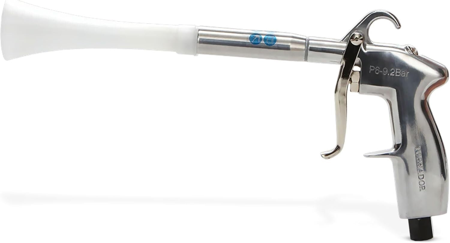 Heavy-Duty Air Blow Out Gun: Clean Cars Fast with Tornado-Like Air Circulation