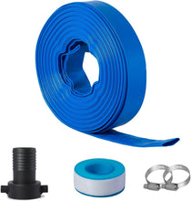 Load image into Gallery viewer, Sturdy 1.5 inch Pool Discharge Hose Kit - 100 ft PVC with Complete Accessories