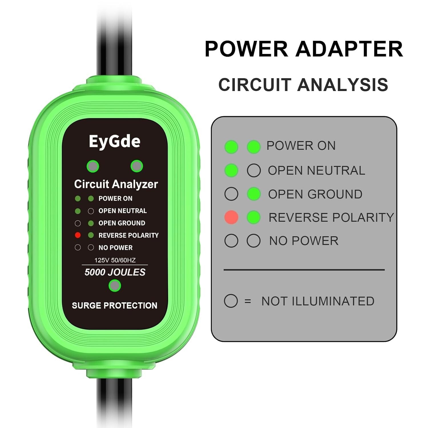 Heavy-Duty 4 to 3 Prong Dryer Adapter - Durable PVC and Copper Construction