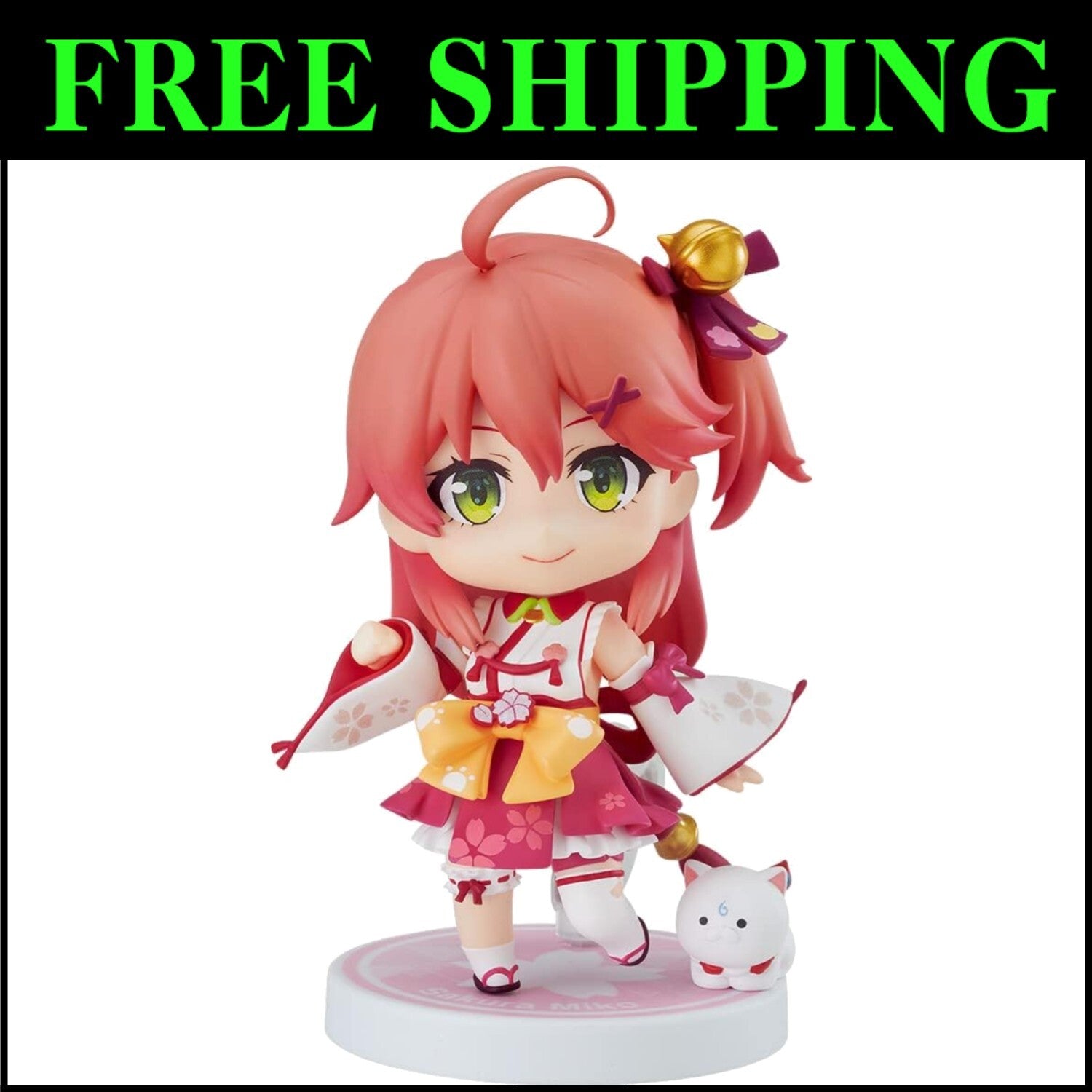 Hololive Production Sakura Miko Nendoroid: Compact Anime Figure with Accessories