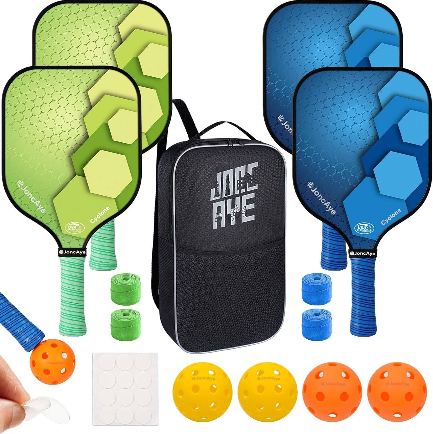 Beginner-Friendly Pickleball Equipment Set - USAPA Approved with Accessories