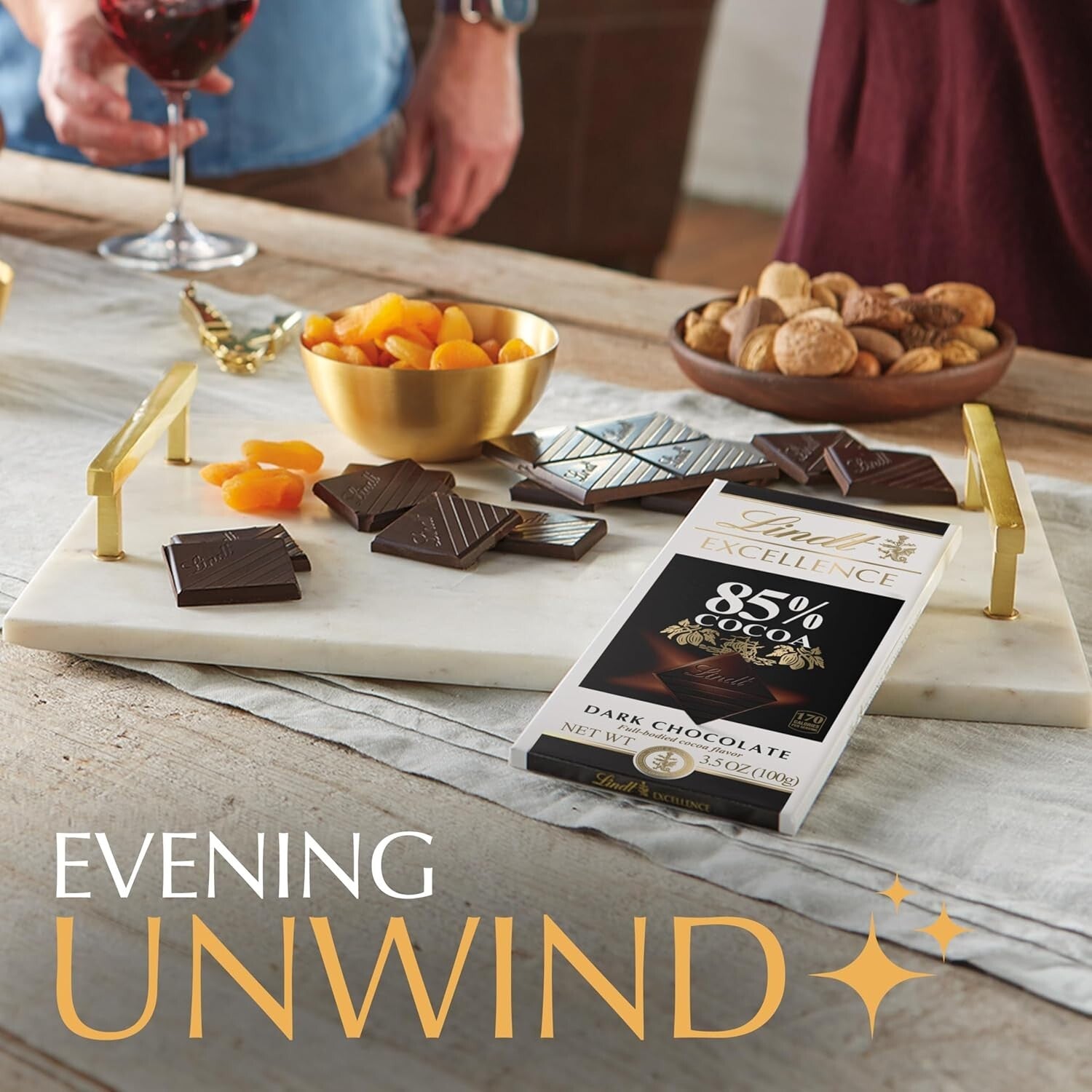 Silky EXCELLENCE 85% Cocoa Dark Chocolate Bars - 12 Pack, Perfect for Indulgence