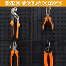 Load image into Gallery viewer, Space-Saving 10-Inch Adjustable Pegboard Hooks - 100 Piece Stainless Steel Set