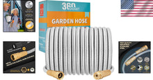 Load image into Gallery viewer, Flexible and Lightweight 50ft Stainless Steel Hose – No Kink &amp; Puncture Proof