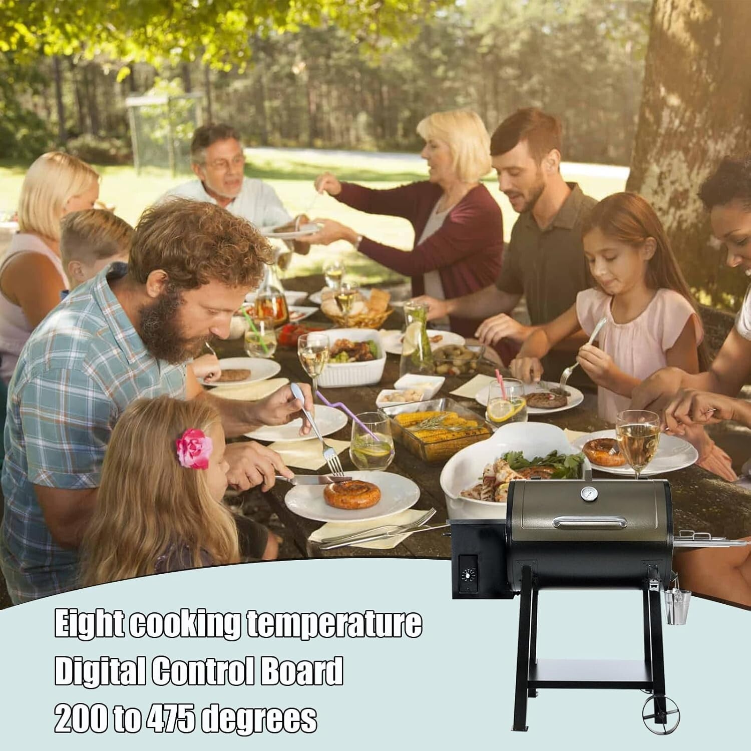 Digital Thermostat Control Board for Pit Boss Grill - Eight Temperature Settings