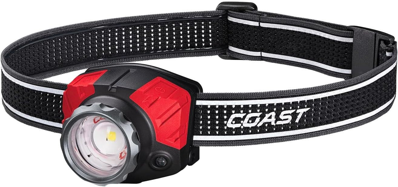 FL85R Waterproof Rechargeable Headlamp with 18-Hour Battery - Red/Green/White