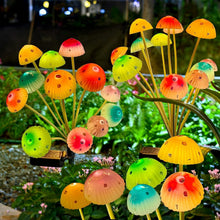 Load image into Gallery viewer, 48 LED Multicolor Solar Mushroom Lights Set - Perfect for Lawn and Patio