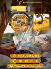 Load image into Gallery viewer, Rechargeable 9-Inch Portable Table Fan with 20000mAh Battery for Outdoor Comfort