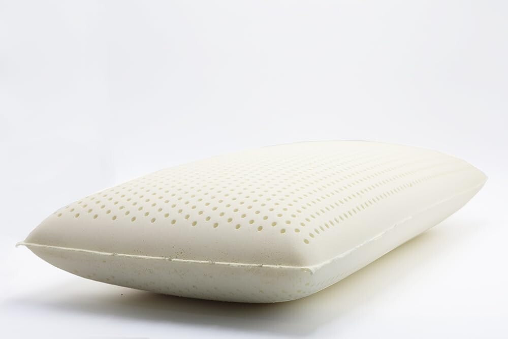 Breathable King Size Natural Latex Pillow with Organic Cotton - Neck Pain Relief