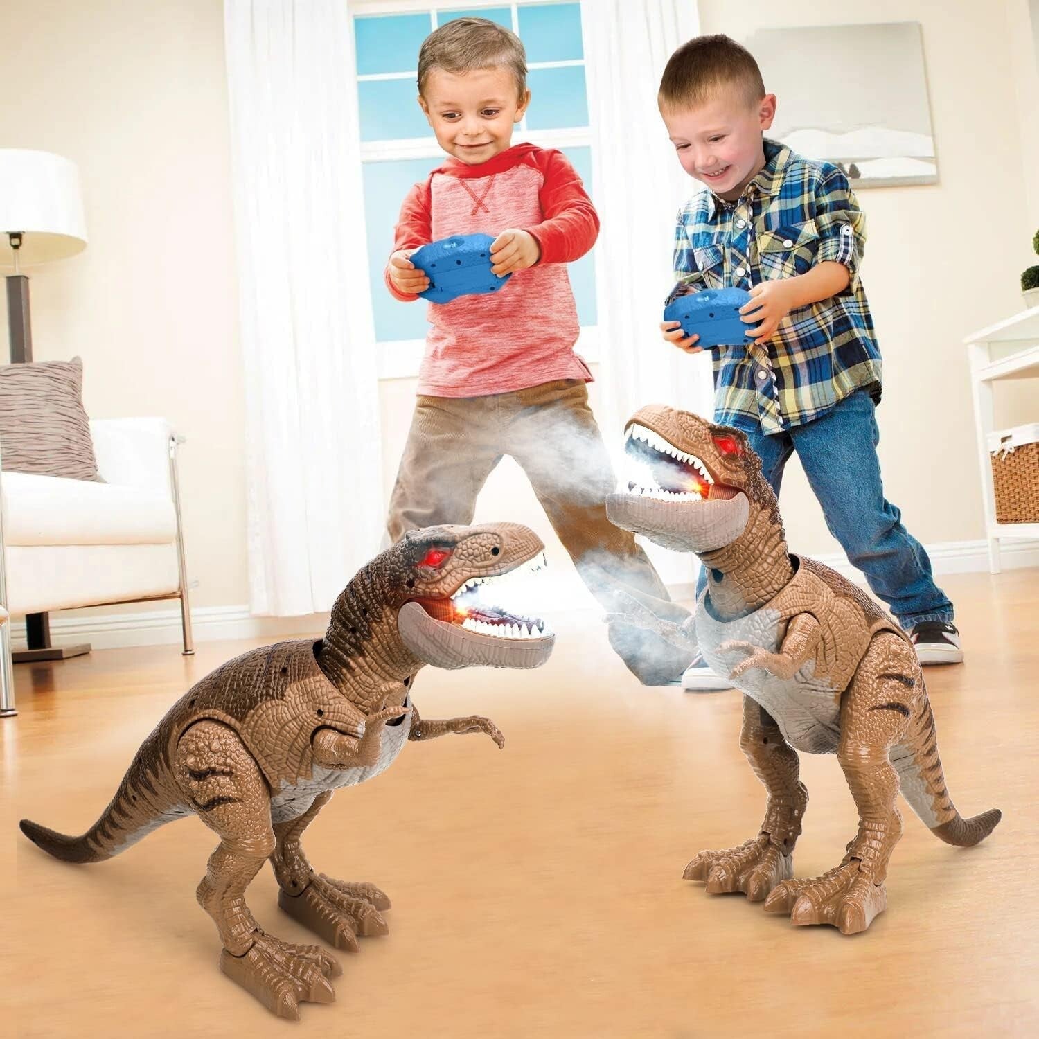Durable Remote Control Dinosaur with Bonus Mini Dinosaurs - Great for Kids 3-7