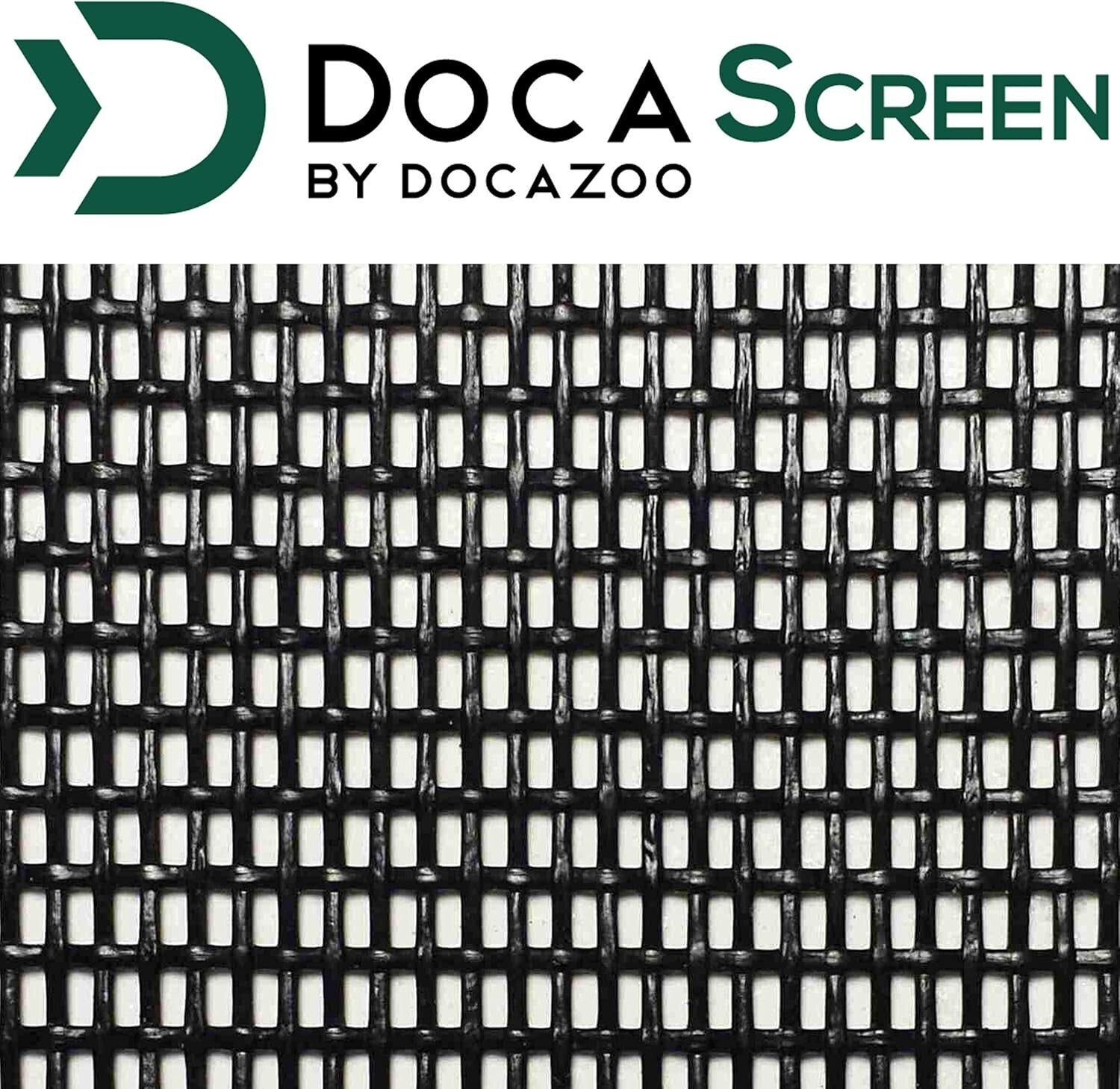 DOCA 48x50 ft Heavy-Duty Pet Screen Mesh - Durable Window Protection in Charcoal