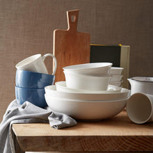 Load image into Gallery viewer, Elegant 11.5" Ceramic Serving Bowls Set of 2 - Microwave &amp; Dishwasher Safe