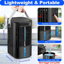 Load image into Gallery viewer, Adjustable Speed Personal Air Conditioner - Portable Desk Fan for Summer Comfort