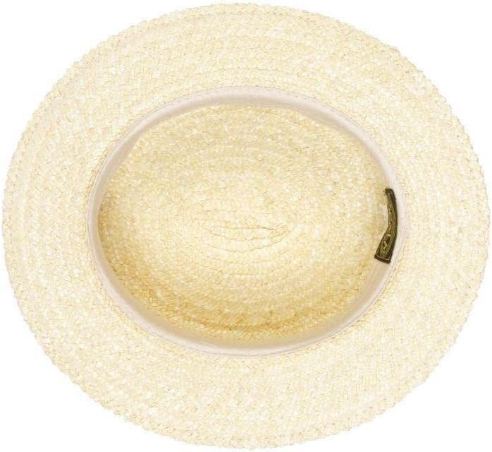 Classico Men's Straw Boater Hat in Bleach, XX-Large - Vintage Sophistication