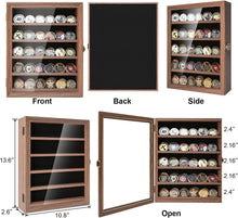Load image into Gallery viewer, Premium Rustic Coin Display Stand for Collectibles - Easy Setup &amp; Secure Mount