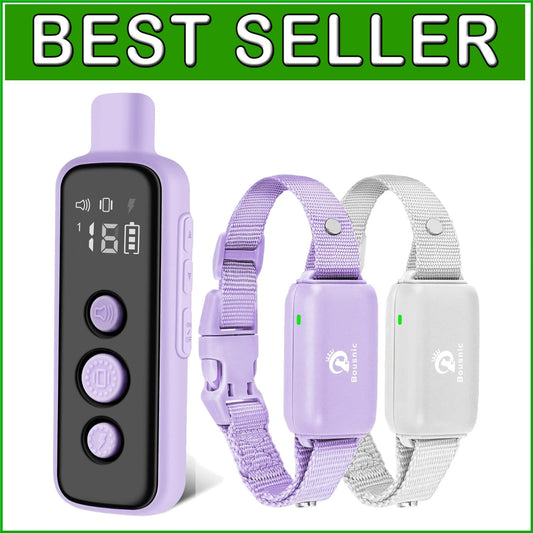 Dynamic 2-Dog Training Collar Set - Waterproof, Lightweight, and Effective