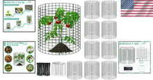 Load image into Gallery viewer, Complete Plant Protection Set - 30 Wire Mesh Panels, Stakes &amp; Ties for Gardens