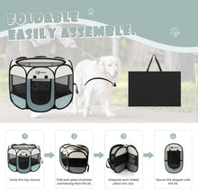 Load image into Gallery viewer, Foldable Pop Up Pet Playpen, Indoor/Outdoor Use - Ideal for Dogs &amp; Small Animals