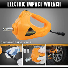 Load image into Gallery viewer, Compact Electric Scissor Jack with 12V Power Supply - Complete Tire Service Kit