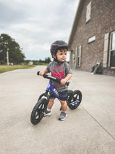 Load image into Gallery viewer, Blue 12" Balance Bike for Toddlers - Padded Seat, Mini Grips &amp; Flat-Free Tires