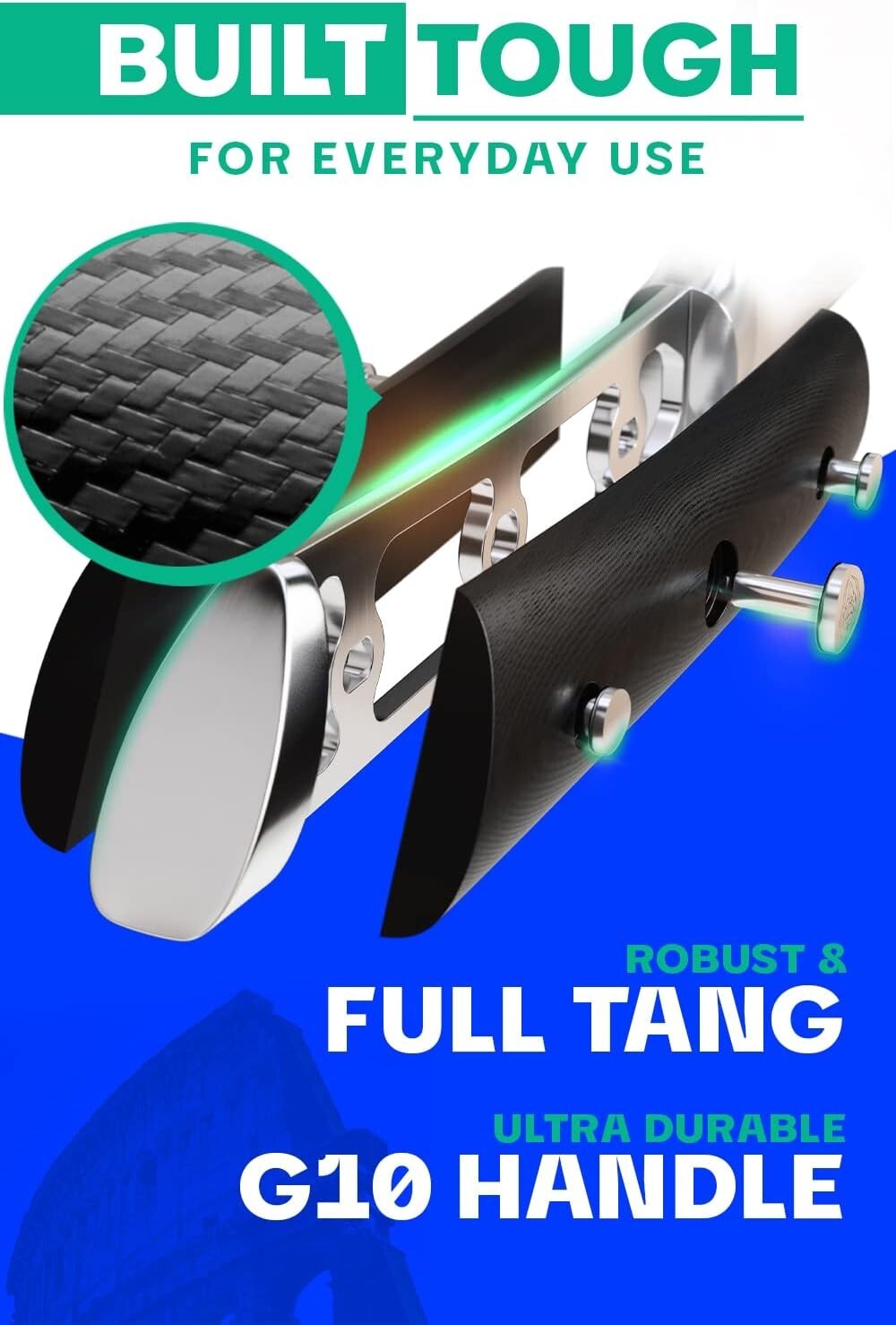 NSF Certified 10-Inch G10 Knife Sharpener - Professional Gladiator Series Tool