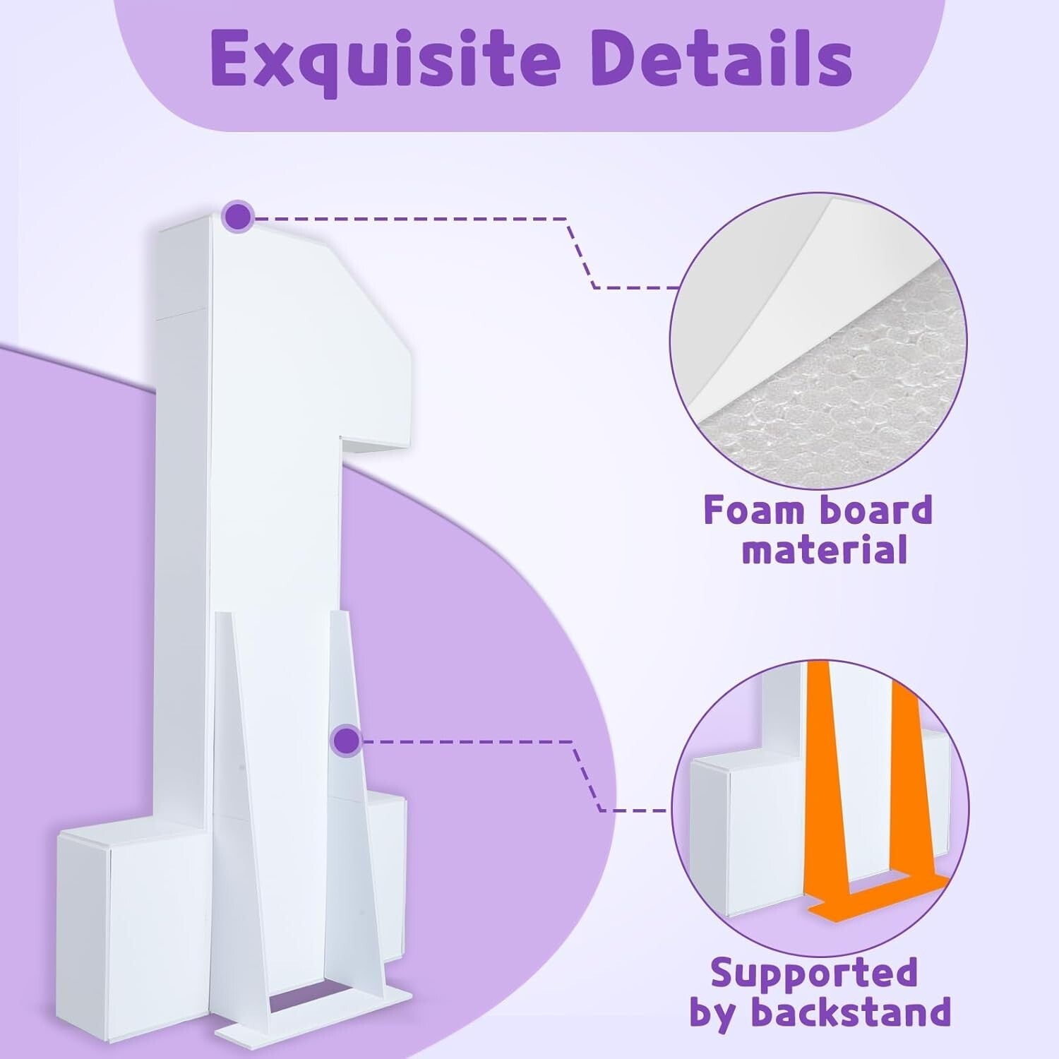 Durable Cube Balloon Mosaic Design for 50th Birthday & Anniversary Celebrations