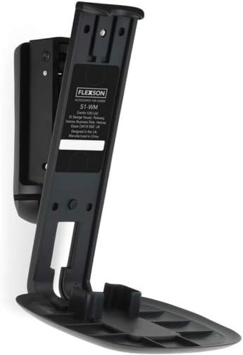 Black Wall Mount for SONOS One Speaker - Secure Tilt & Swivel Functionality