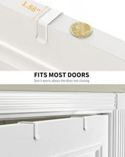 Load image into Gallery viewer, Elegant White 9-Tier Over The Door Pantry Organizer - Maximize Your Space