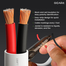 Load image into Gallery viewer, In-Wall Rated 14 Gauge 200ft Speaker Wire - Copper Clad Aluminum for Clear Sound