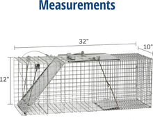Load image into Gallery viewer, Humane Live Animal Trap 32"L - Secure Easy Set Design for Multiple Species