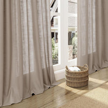 Load image into Gallery viewer, Classic Light Taupe Semi-Sheer Curtains for Bedroom &amp; Living Room - 2 Panels