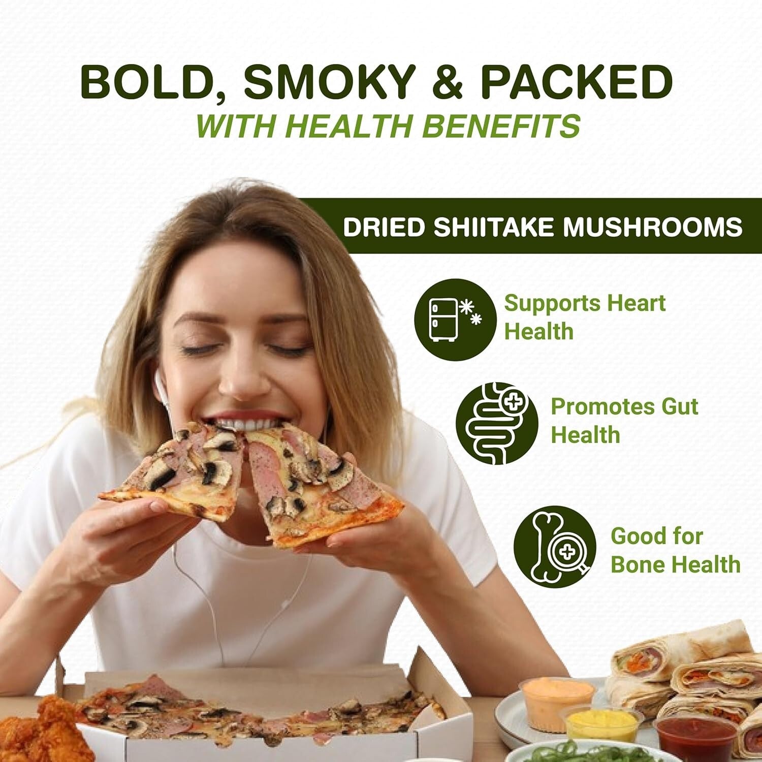 Premium Dried Wild Mushroom Blend (1 lb) - Perfect for Pasta and Pizza