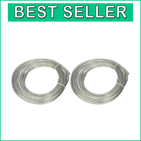 50 Feet of Clear Rubber Retainer for Woodworking Glass Doors - Noise Reduction