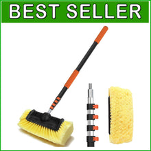 Load image into Gallery viewer, Multi-Purpose Extendable Cleaning Brush - Soft Bristle Head for Cars and More