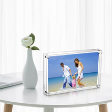 Load image into Gallery viewer, Versatile 6x8 Acrylic Picture Frames - Magnetic, Easy Photo Changes, Pack of 5
