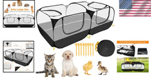 Load image into Gallery viewer, Portable Detachable Bottom Playpen for Small Animals - Spacious &amp; Lightweight