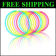 Load image into Gallery viewer, Long-Lasting Waterproof Glow Necklaces - 100ct for Festivities &amp; Raves