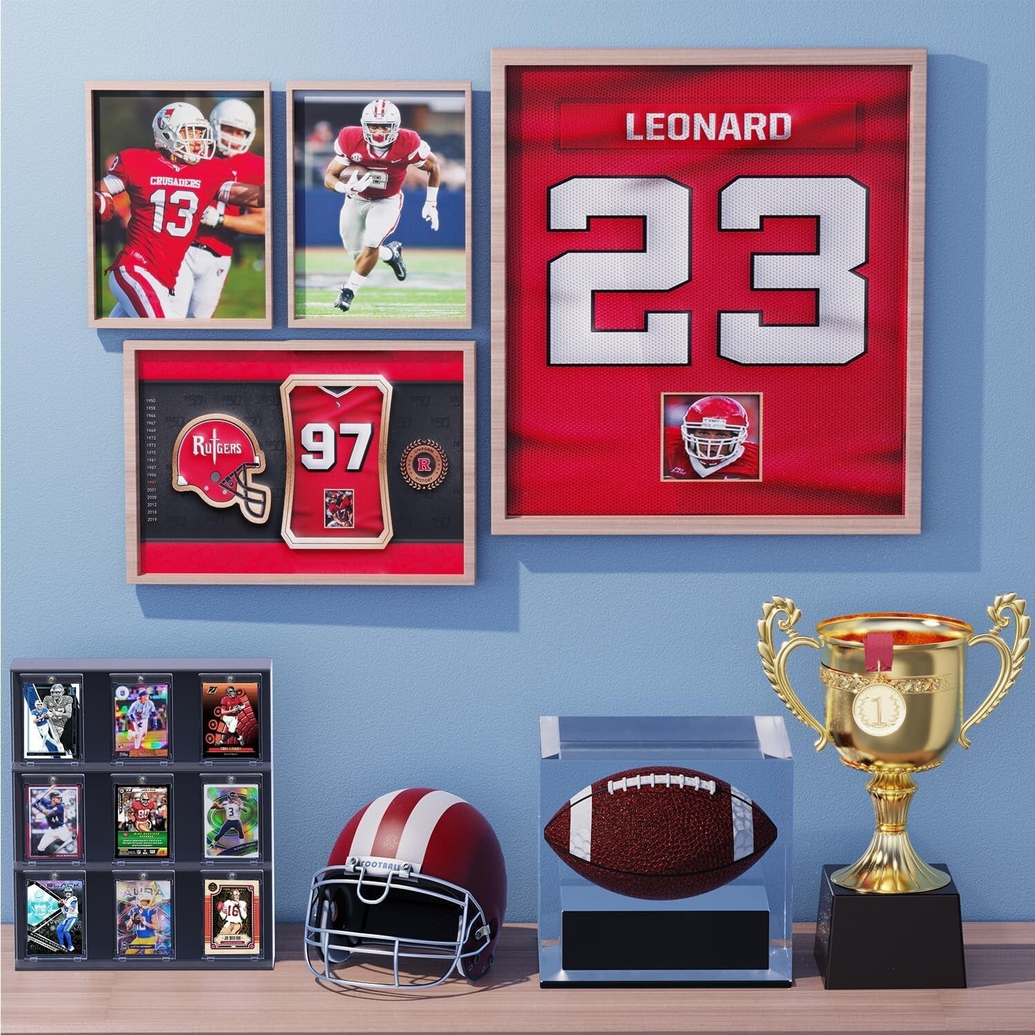 Premium 50-Pack Magnetic Card Holders - Acid-Free & Water-Resistant Protection