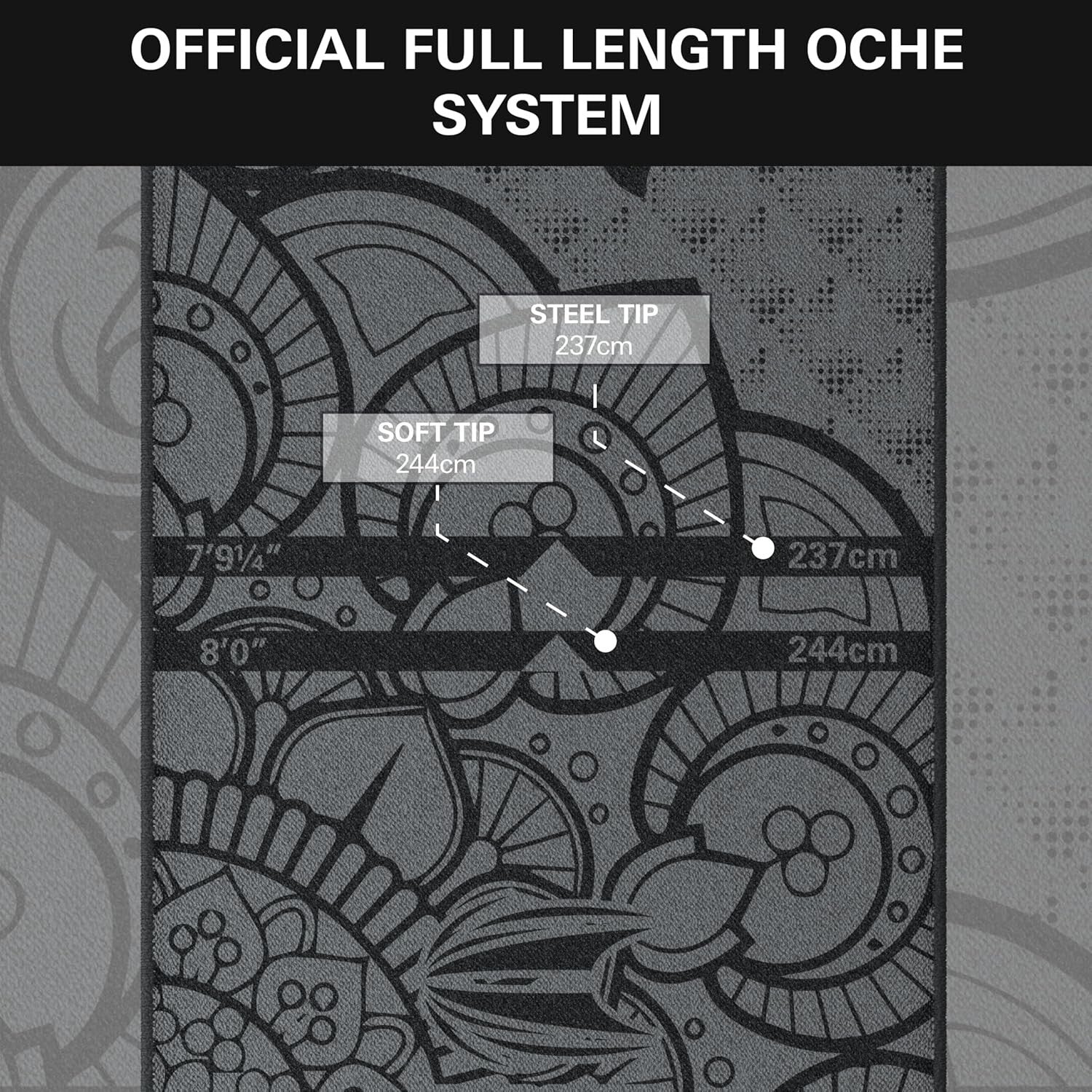 Lightweight Darts Mat with World Champion Design - Ideal Gift for Enthusiasts