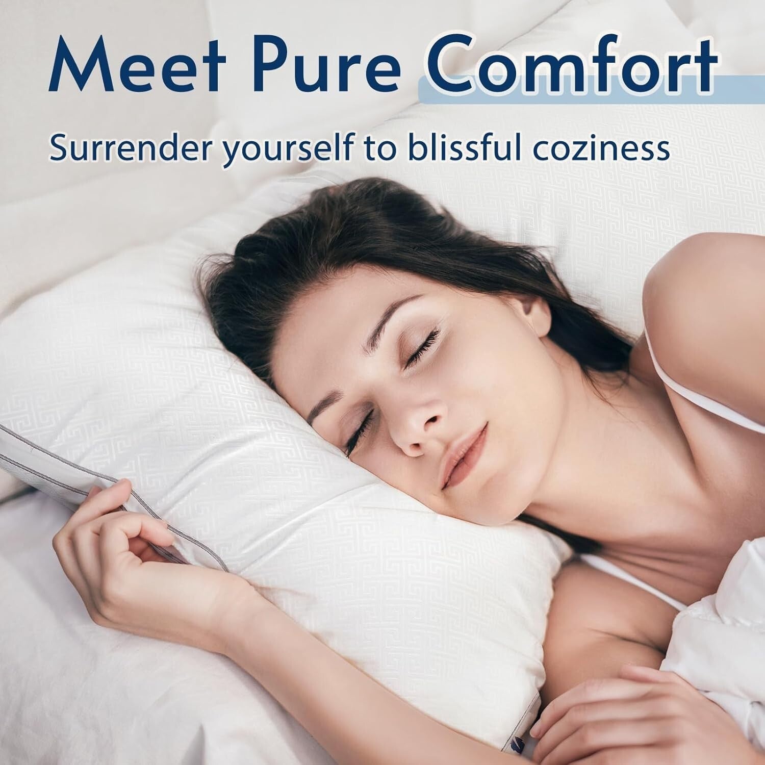 Cooling Hotel Quality King Size Pillows - Supportive Down Alternative Comfort