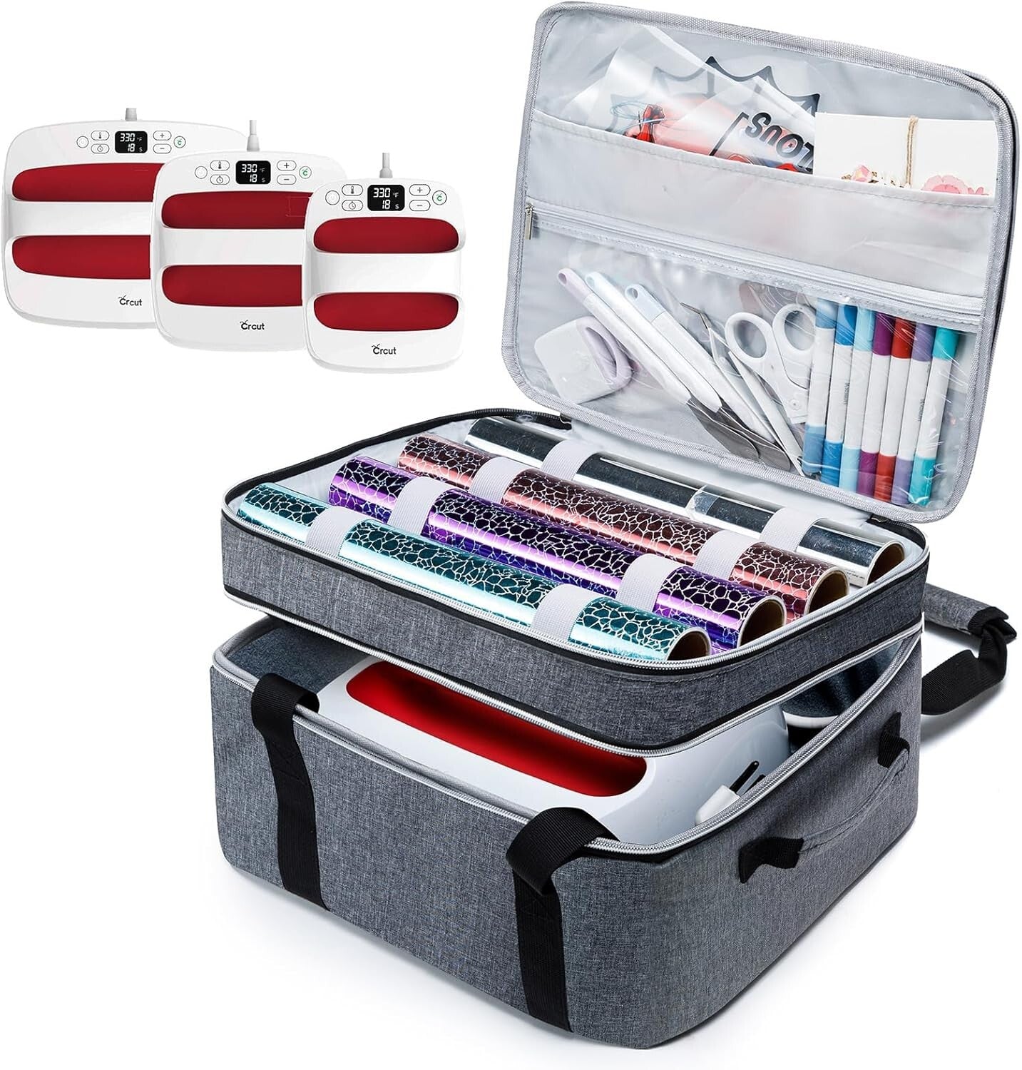 Durable Double-Layer Heat Press Bag for Cricut EasyPress 2 - Lightweight Design