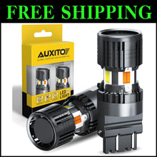 Load image into Gallery viewer, High Brightness Switchback LED Bulbs 3157 - Dual Function Amber/White, 2 Pack