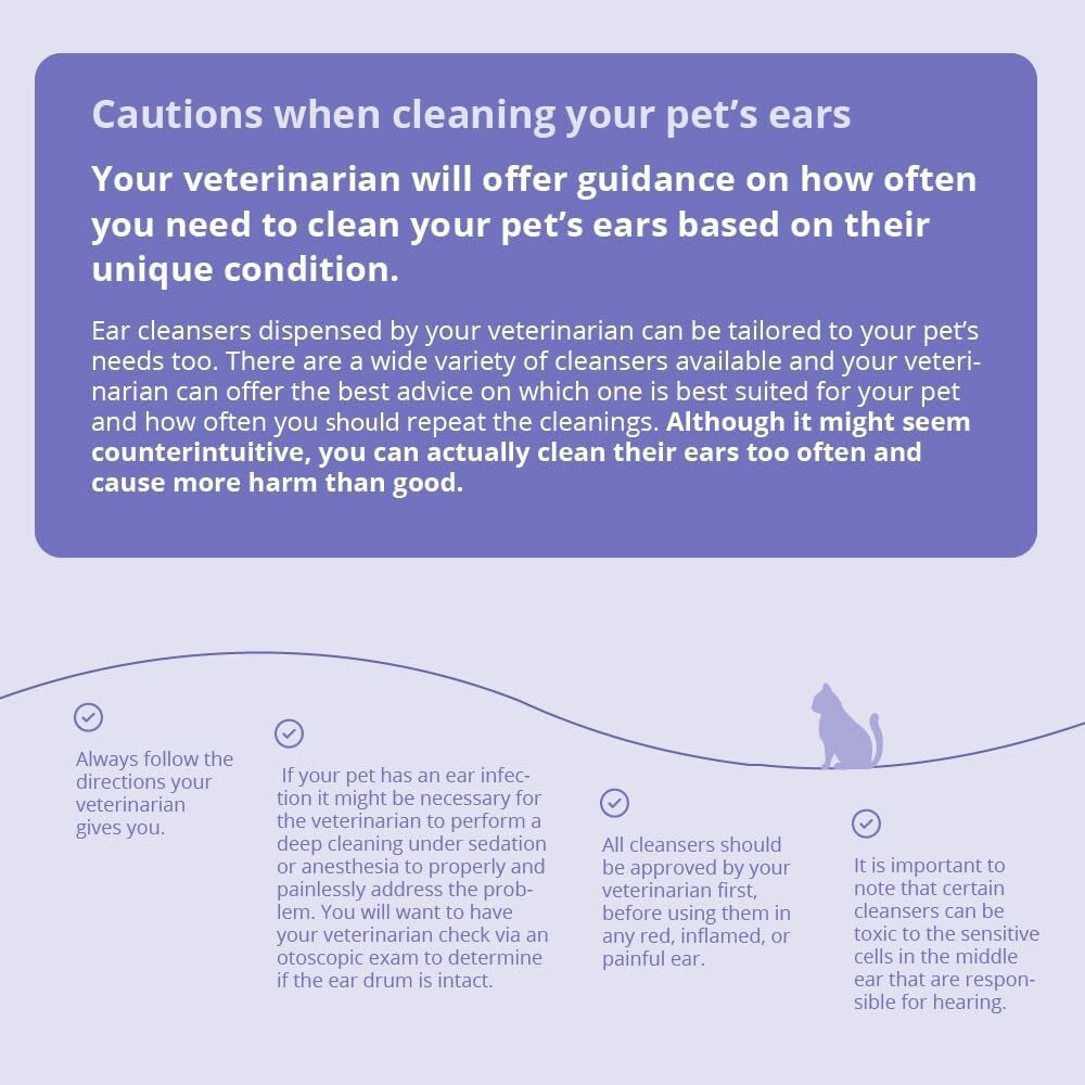 Safe Plus TrizEDTA Ear & Skin Flush for Dogs & Cats - Made in the USA, 12 oz