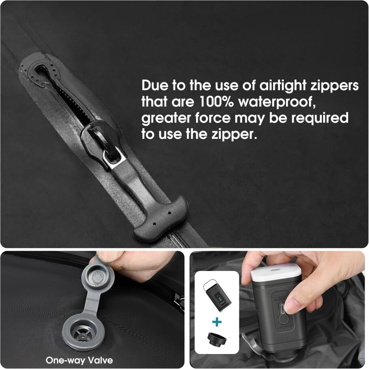 Water-Resistant 50L Compression Backpack with Laptop Compartment - Travel Ready