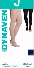 Load image into Gallery viewer, Premium 20-30mmHg DYNAVEN Compression Thigh-Highs - Open Toe &amp; Reinforced Heel